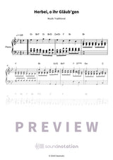 Herbei, o ihr Gläub’gen - Preview Page 1