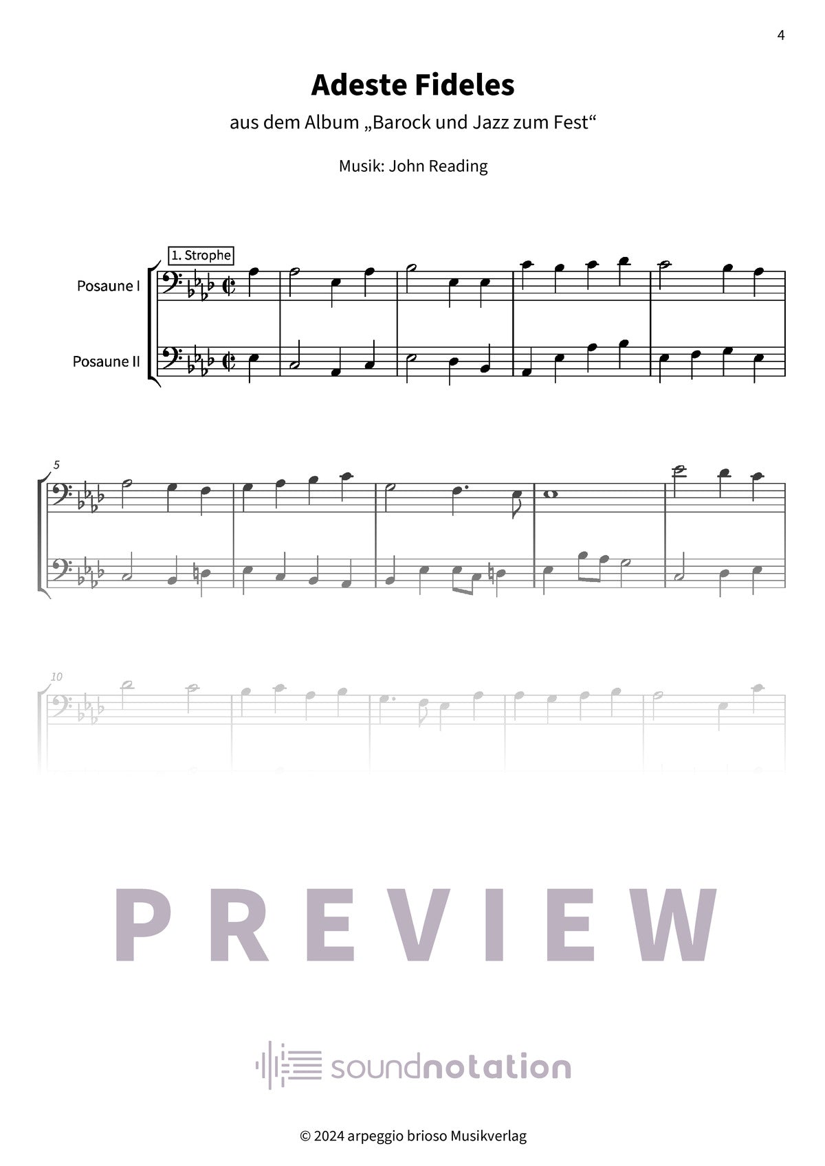 Adeste Fideles - Preview Page 1