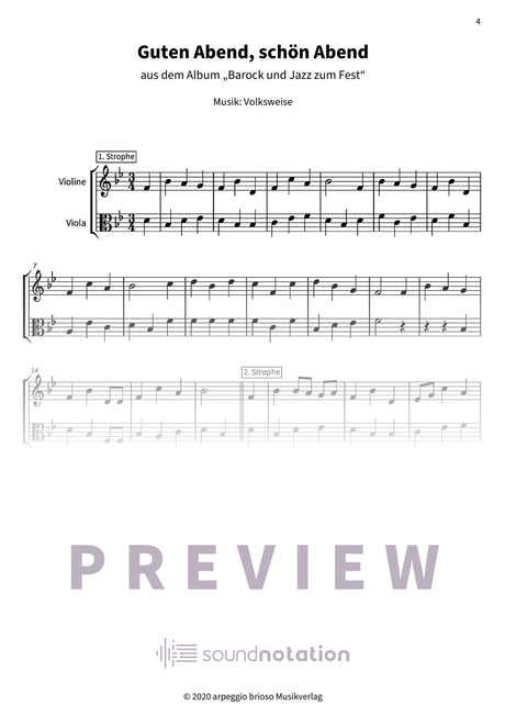 Guten Abend, schön Abend - Preview Page 1