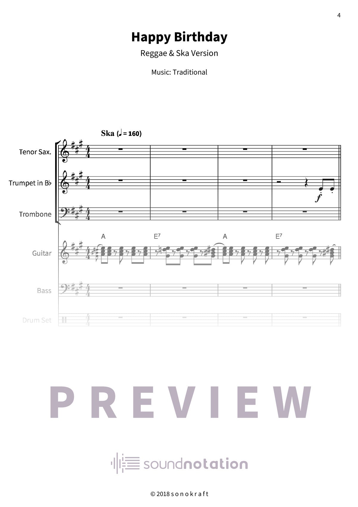 Happy Birthday - Preview Page 1