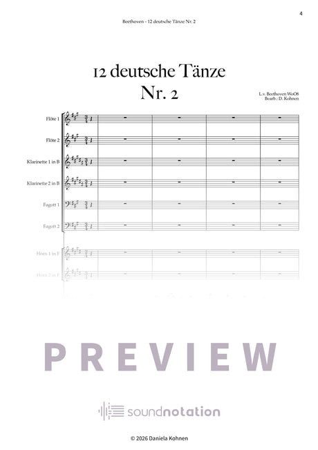 Deutscher Tanz Nr. 2 - Preview Page 1