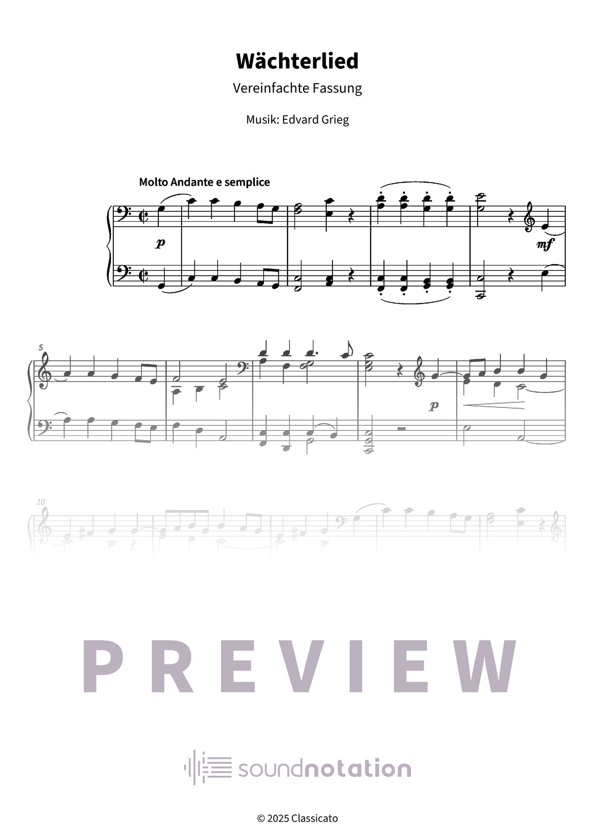 Wächterlied - Preview Page 1