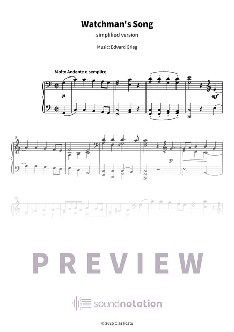 Watchman's Song - Preview Page 1