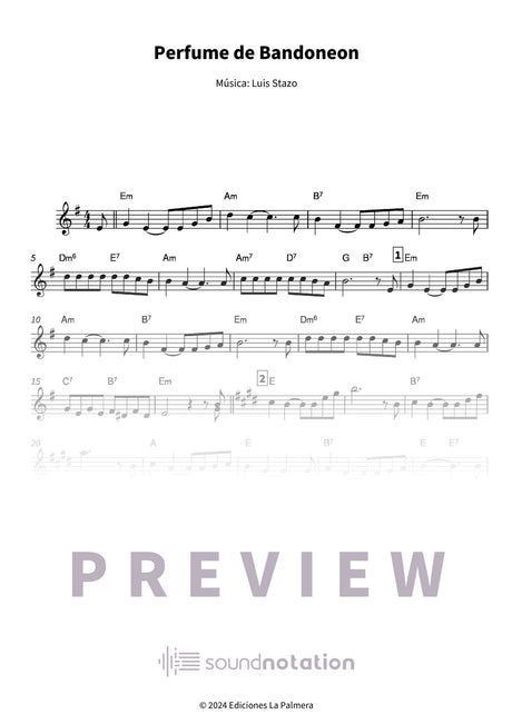 Perfume de Bandoneon - Preview Page 1