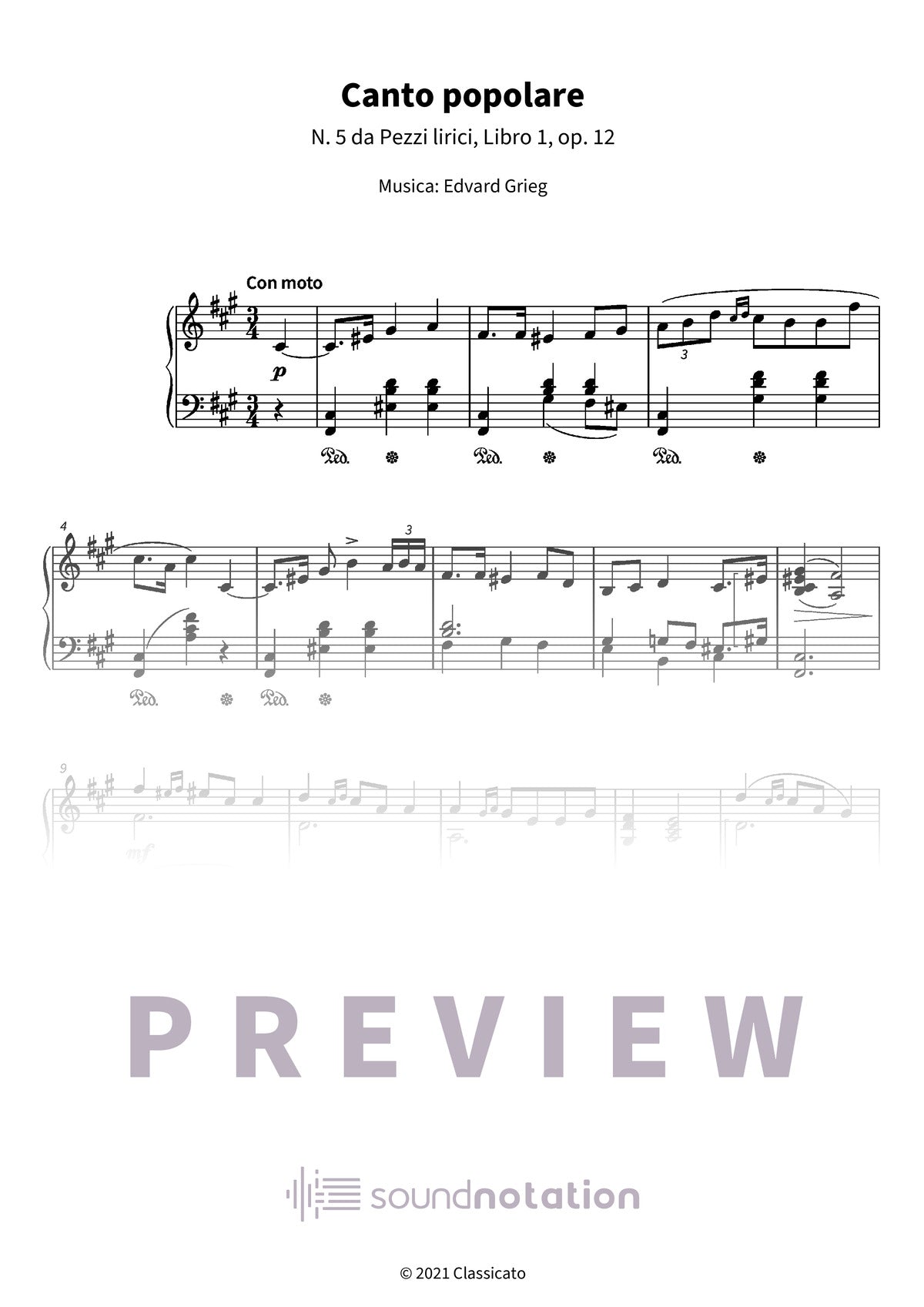 Canto popolare - Preview Page 1
