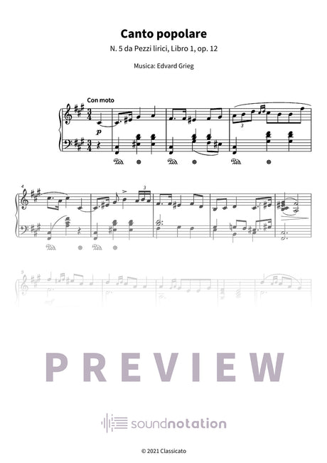 Canto popolare - Preview Page 1