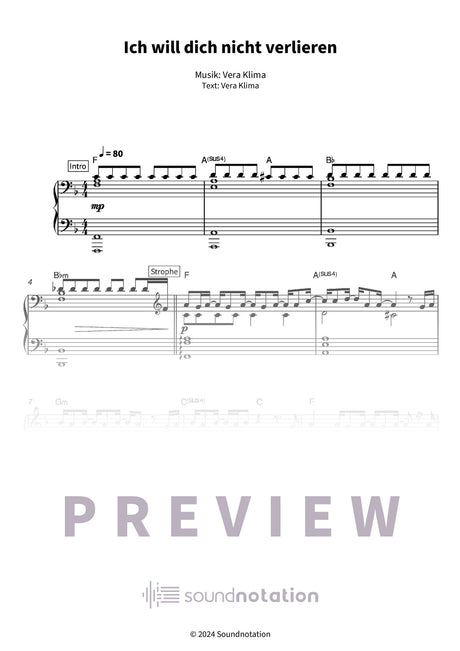 Ich will dich nicht verlieren - Preview Page 1