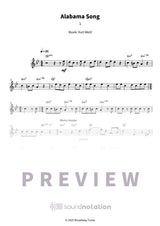 Alabama Song - Preview Page 1