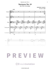 Nocturne in E minor, Op. 72 No. 1 - Preview Page 1