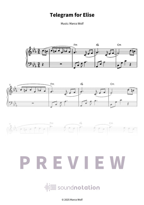 Telegram for Elise - Preview Page 1