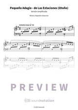 Pequeño Adagio - Preview Page 1