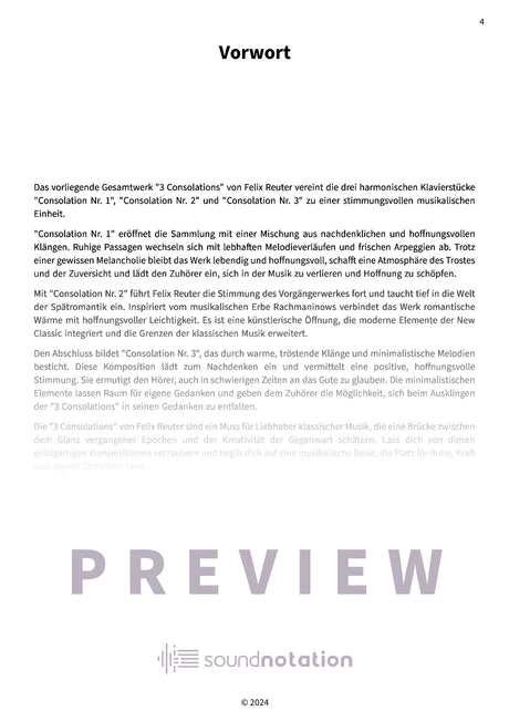 3 Consolations - Preview Page 1