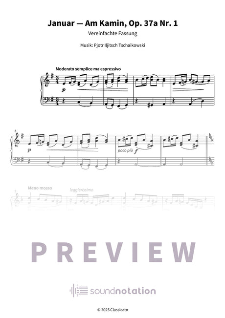 Januar — Am Kamin - Preview Page 1