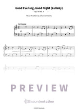 Good Evening, Good Night (Lullaby) - Preview Page 1