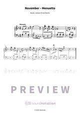 November – Menuetto - Preview Page 1