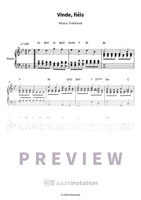 Vinde, fiéis - Preview Page 1