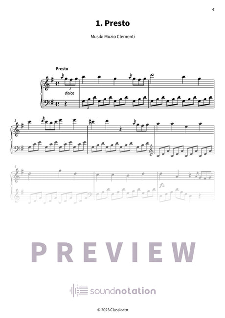 Sonatine Nr. 5 - Preview Page 1