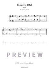 Menuett in d-Moll - Preview Page 1