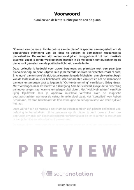 Klanken van de lente - Preview Page 1