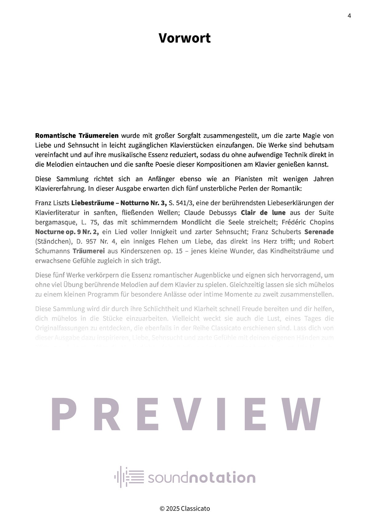 Romantische Träumereien - Preview Page 1