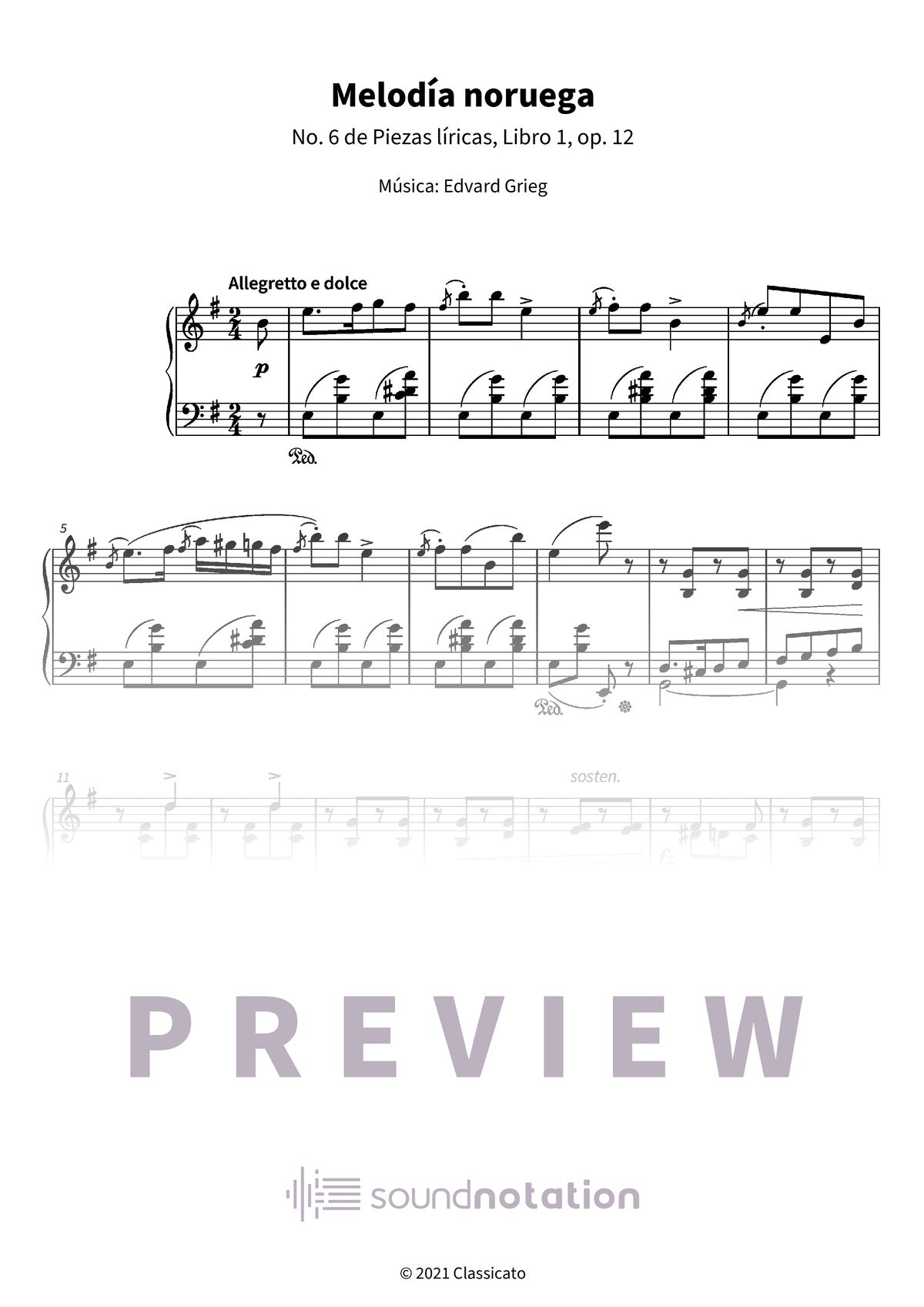 Melodía noruega - Preview Page 1