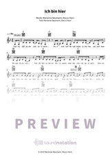 Ich bin hier - Preview Page 1