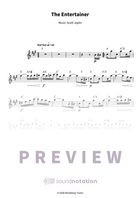 The Entertainer - Preview Page 1