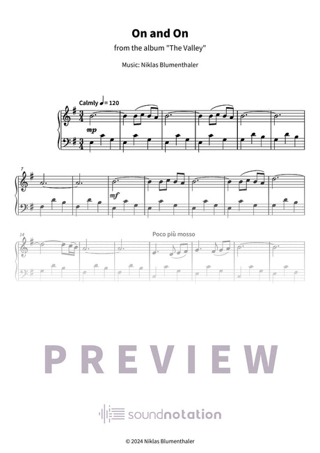 On and On - Preview Page 1