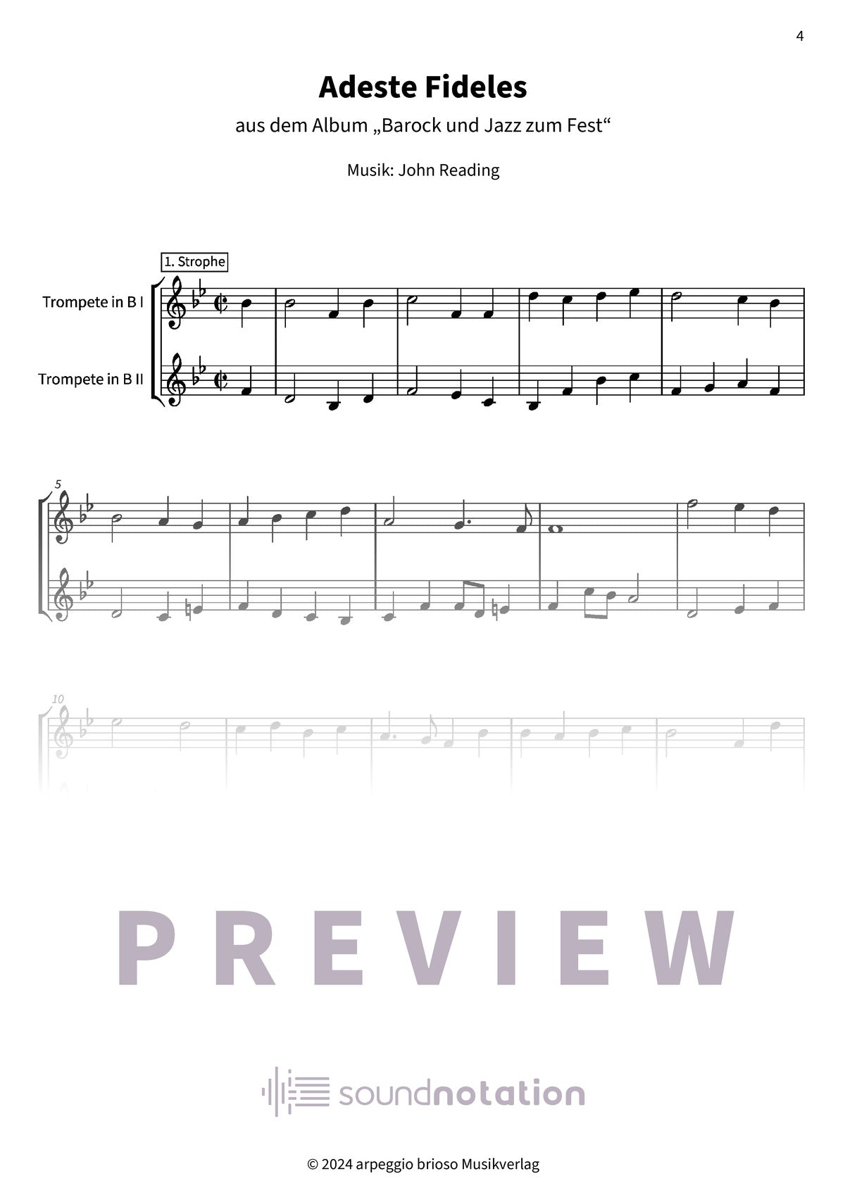 Adeste Fideles - Preview Page 1