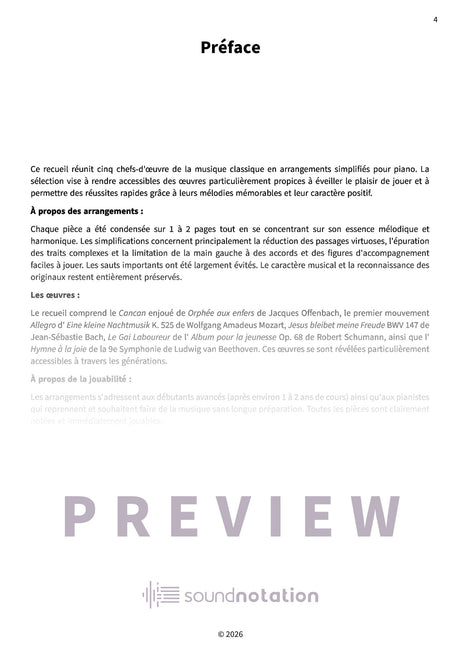 Moments de bonheur au piano - Preview Page 1
