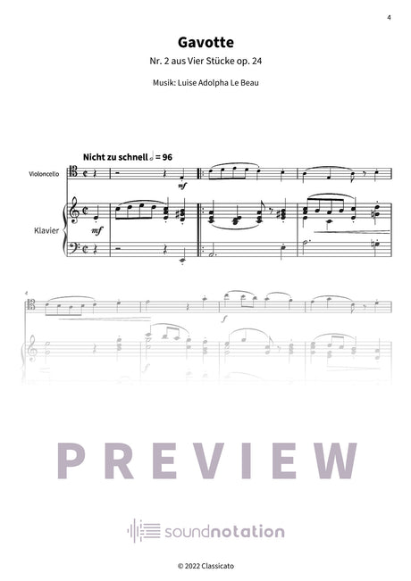 Gavotte - Preview Page 1