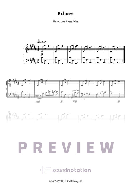 Echoes - Preview Page 1