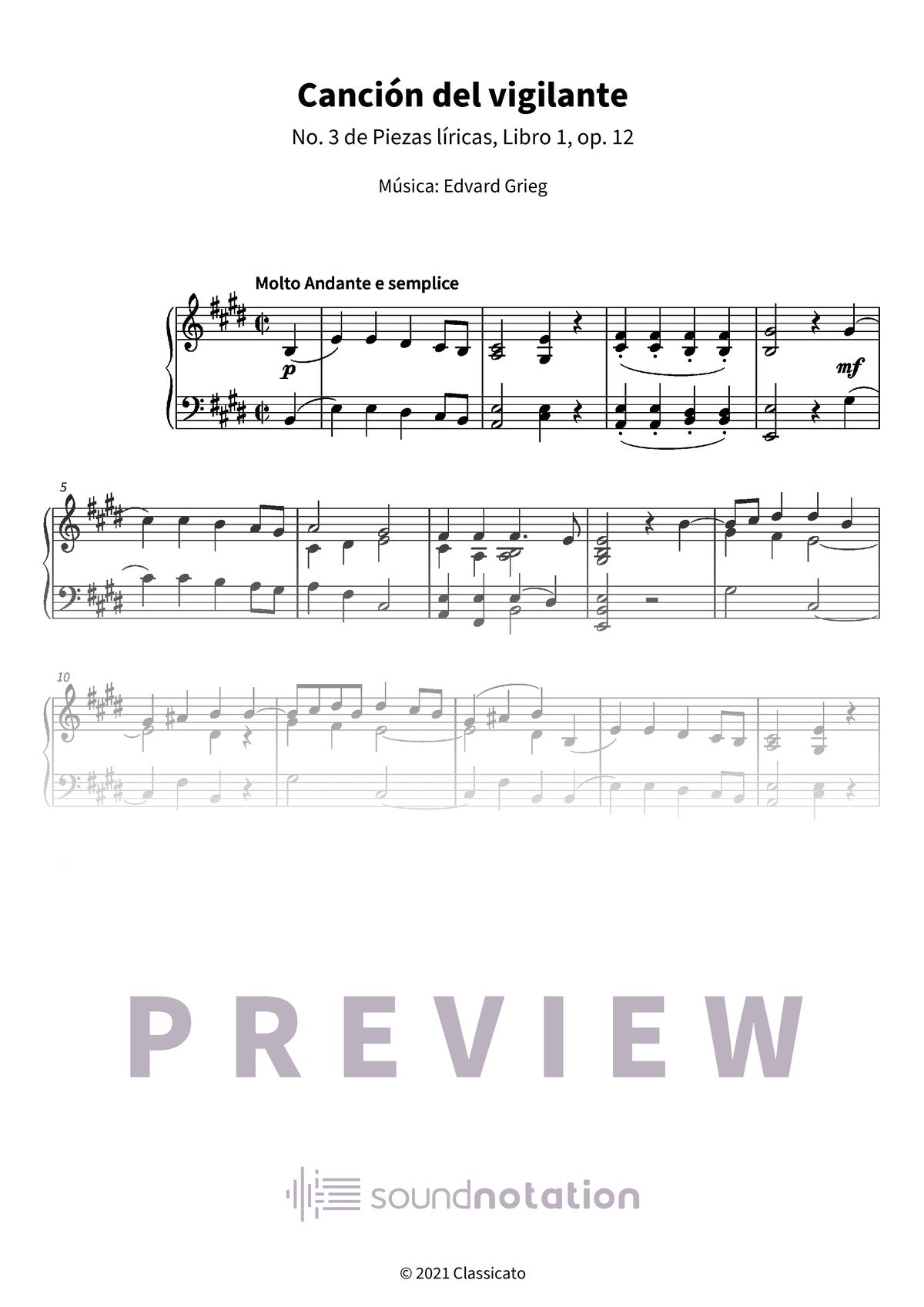 Canción del vigilante - Preview Page 1