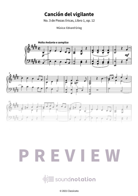 Canción del vigilante - Preview Page 1