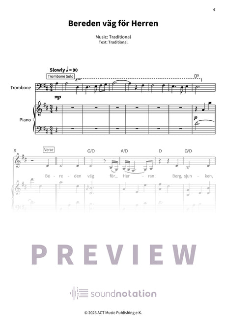 Nils Landgren’s Christmas Trombone Book - Preview Page 1