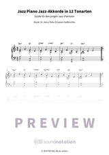 Jazz Piano Jazz-Akkorde in 12 Tonarten - Preview Page 1