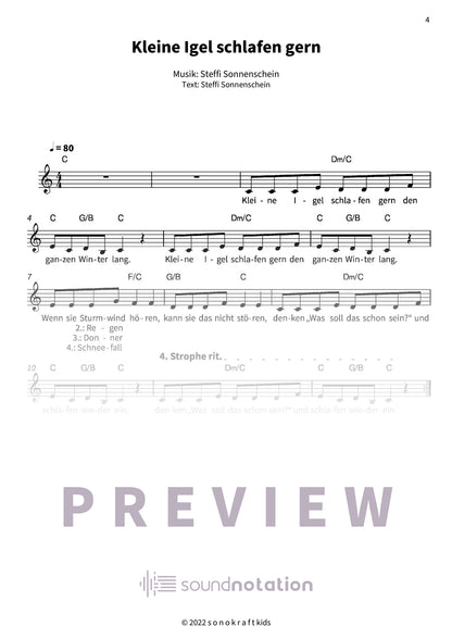 Kleine Igel schlafen gern - Preview Page 1