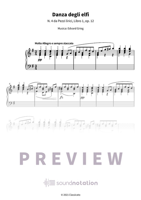 Danza degli elfi - Preview Page 1