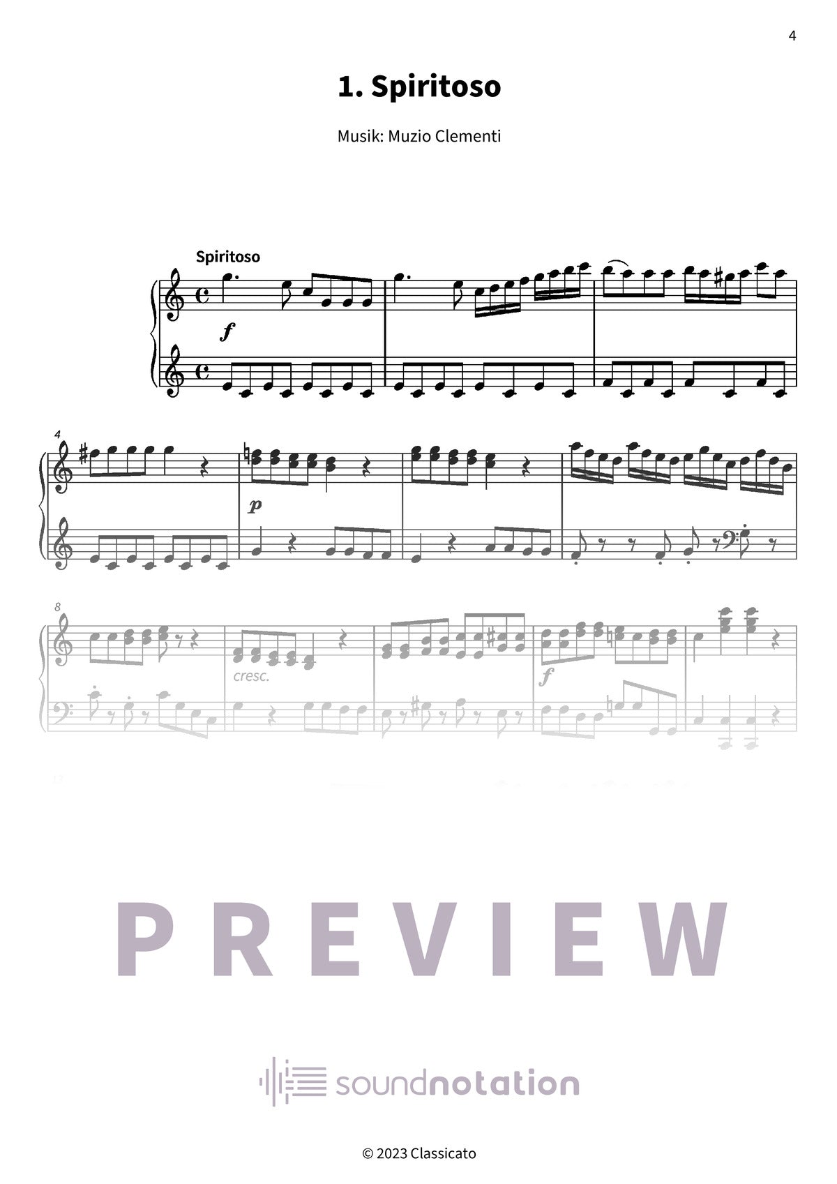 Sonatine Nr. 3 - Preview Page 1