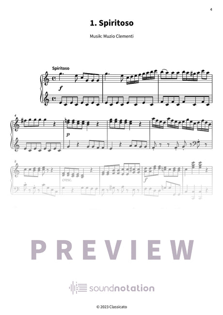 Sonatine Nr. 3 - Preview Page 1