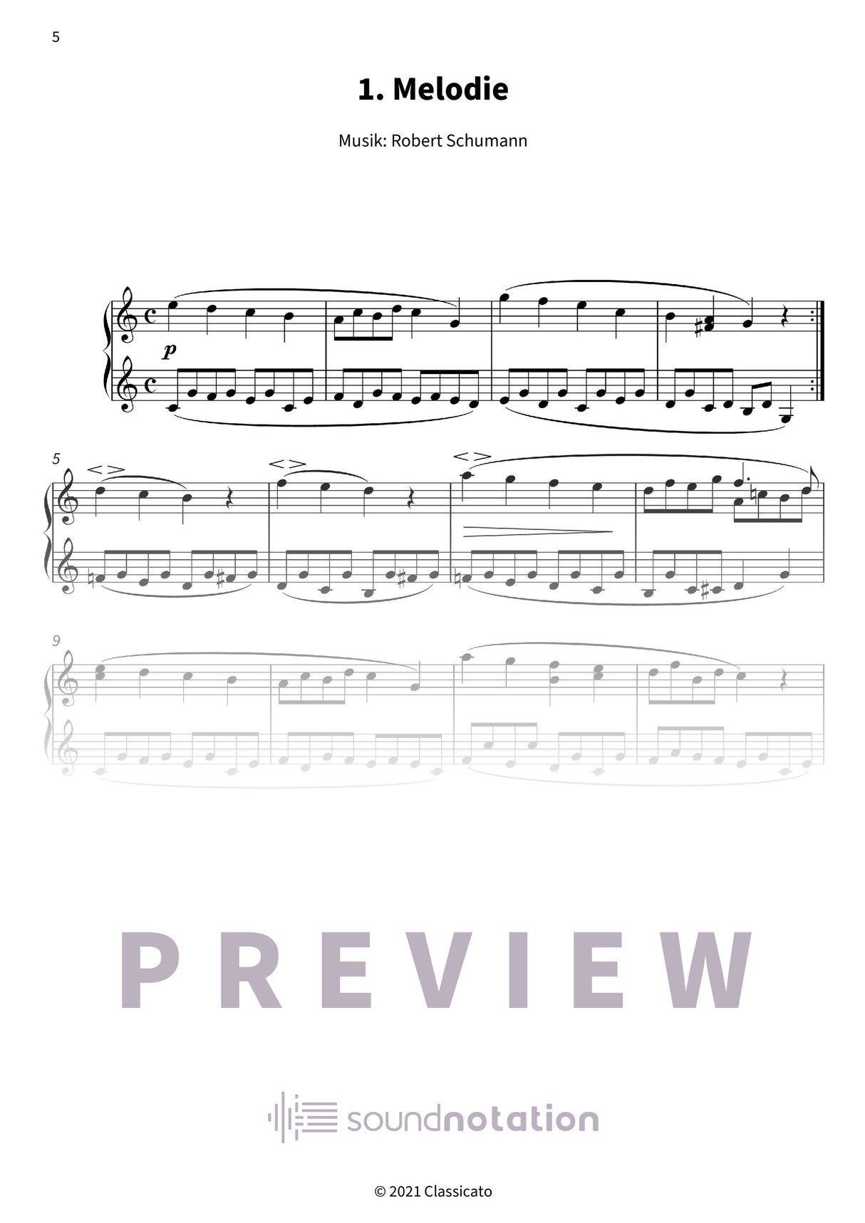 Album für die Jugend op. 68 - Preview Page 1