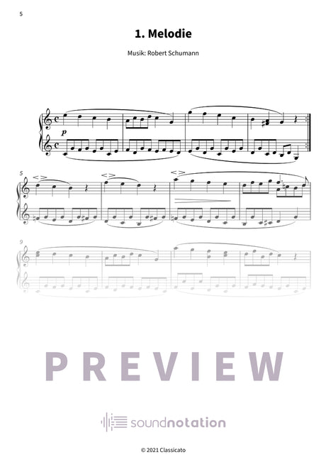 Album für die Jugend op. 68 - Preview Page 1