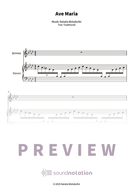 Impressionen nach "Ave Maria" - Preview Page 1