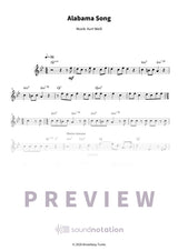 Alabama Song - Preview Page 1