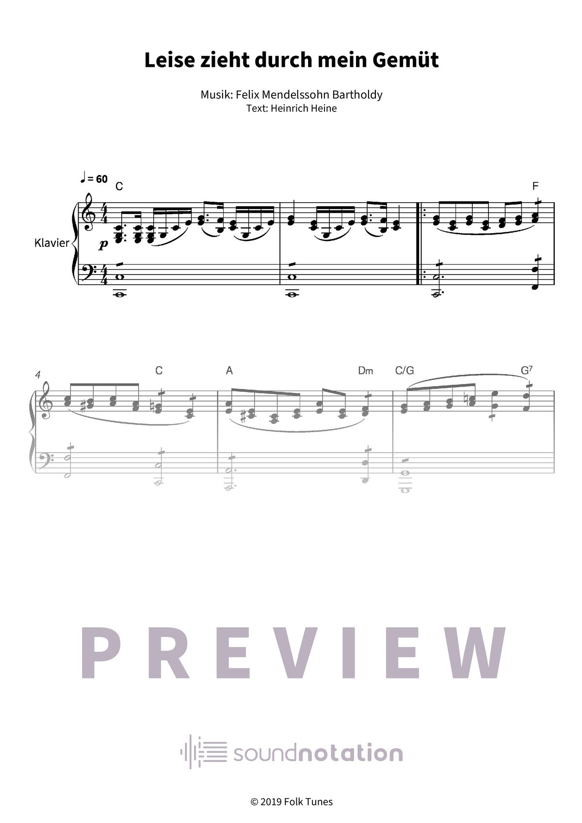 Leise zieht durch mein Gemüt - Preview Page 1
