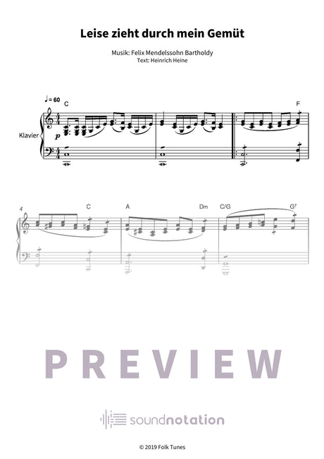 Leise zieht durch mein Gemüt - Preview Page 1