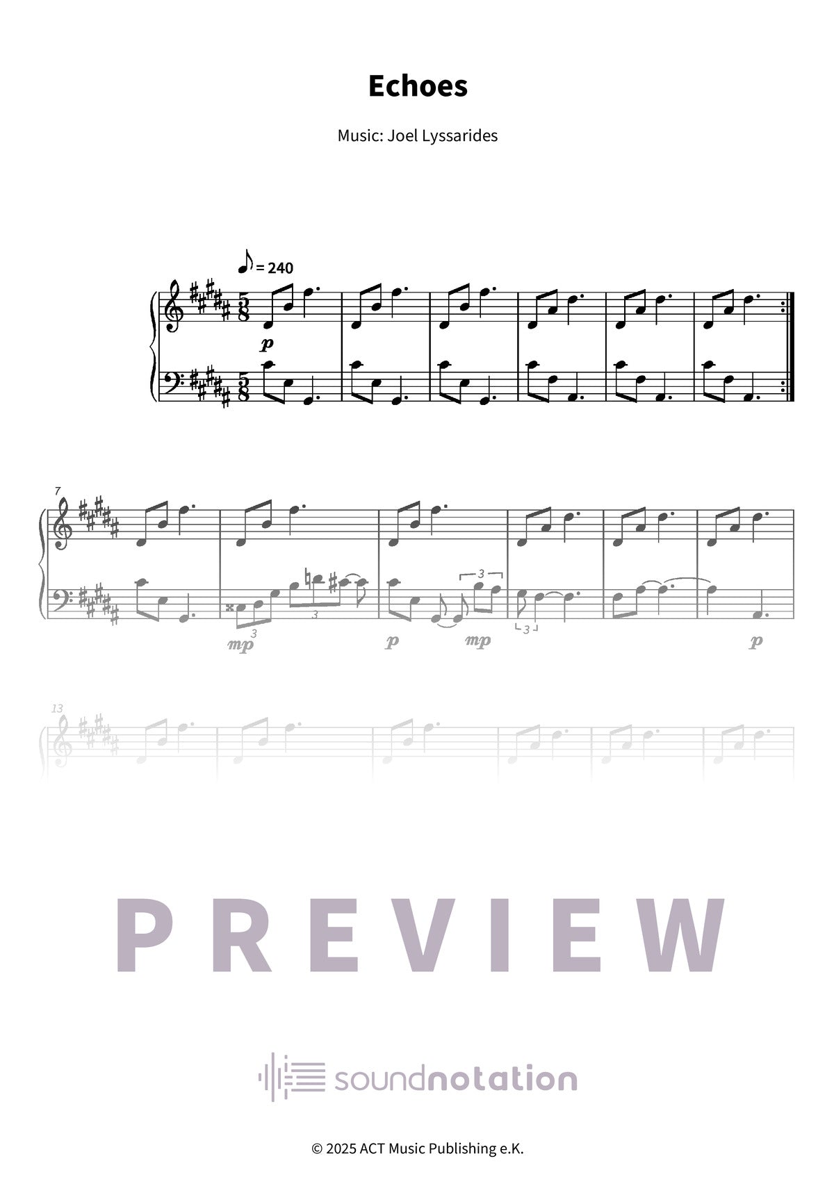 Echoes - Preview Page 1