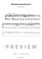 Zillertaler Hochzeitsmarsch - Preview Page 1