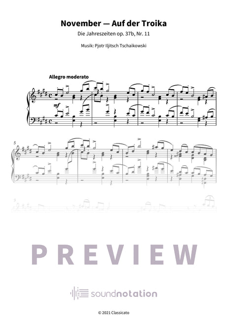 November — Auf der Troika - Preview Page 1