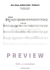 Ave Jesus, Gottes Sohn - Preview Page 1